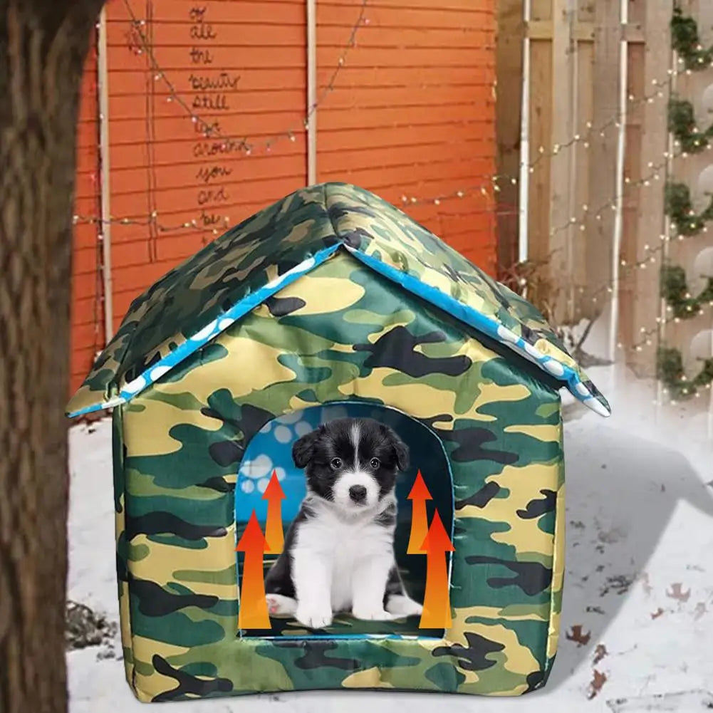 Waterproof Outdoor Pet House Thickened Cat Nest Tent Cabin Pet Bed Tent Cat Kennel Portable Travel Nest Pet Carrier Wholesale