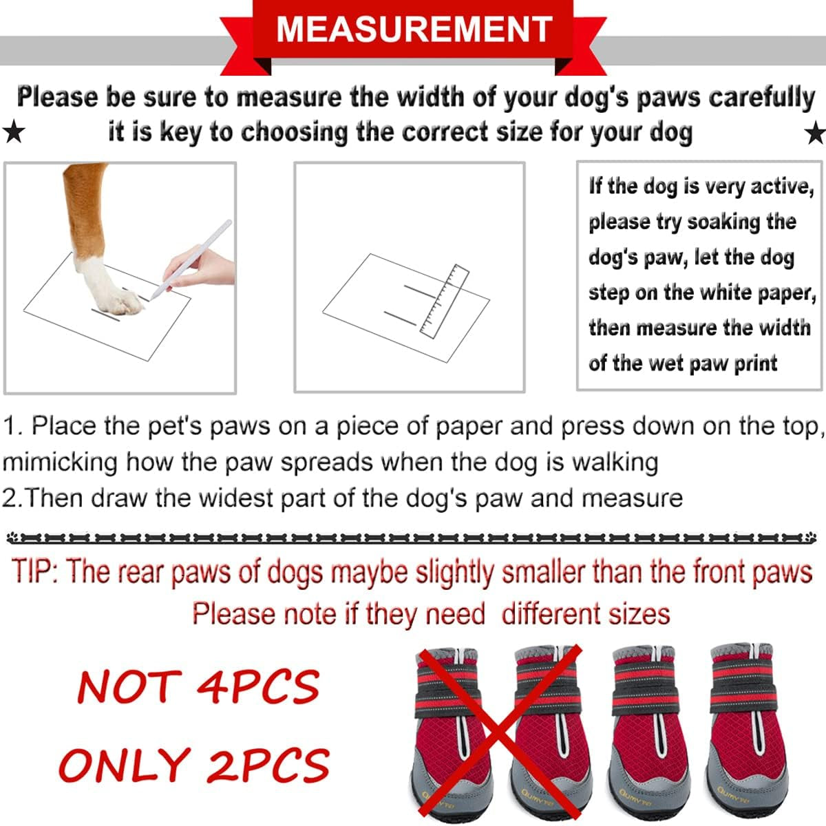 2PCS Dog Boots for Hot Pavement Shoes for Dogs Summer Heat Resistant Booties Mesh Breathable Skid-Resistant with Reflective Straps