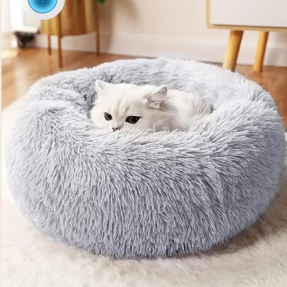 Plush Cat Nest – Ultra Soft & Warm Pet Bed