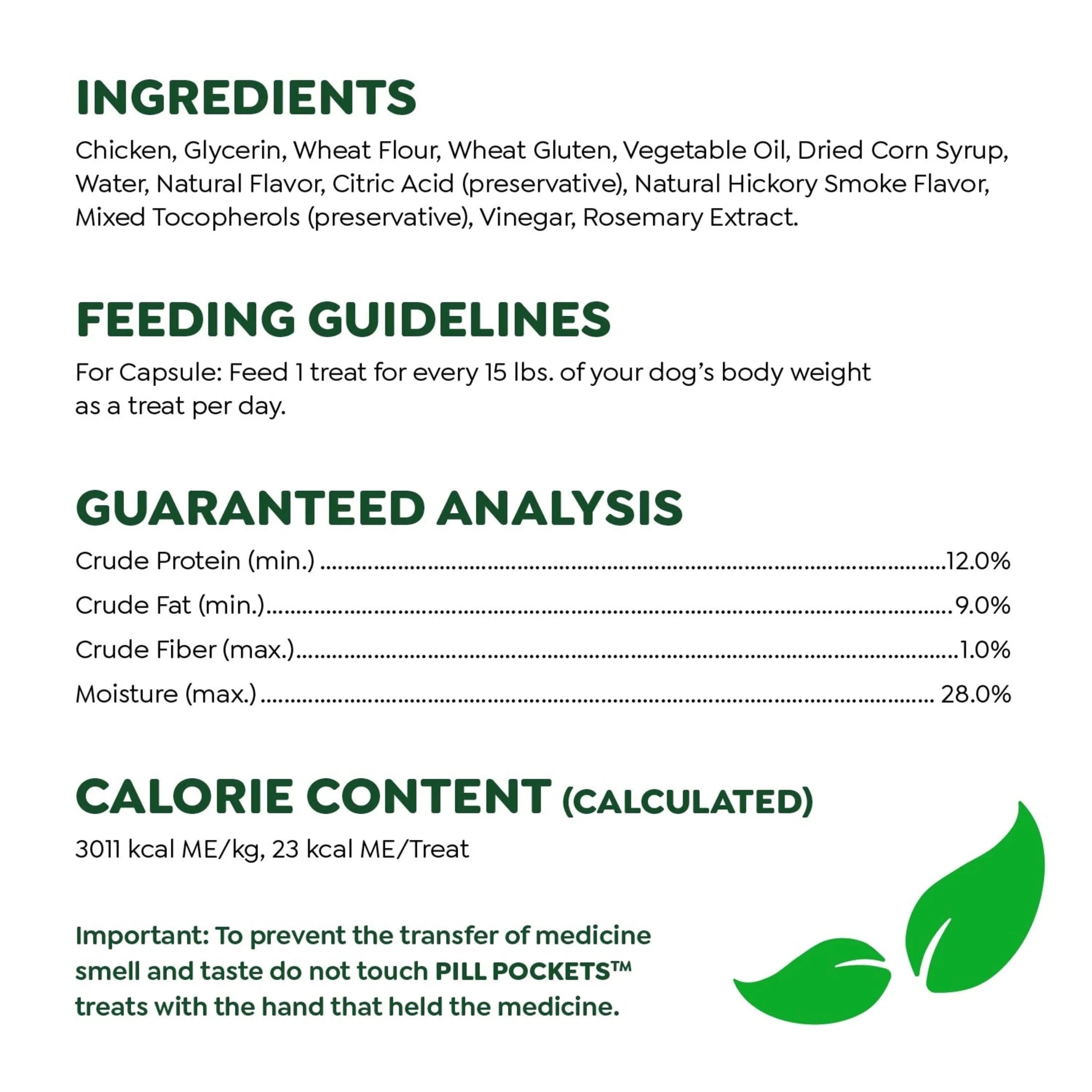 Chicken-Flavored Pill Pockets – Soft Dog Treats for Capsules (30 Count, 7.9oz)