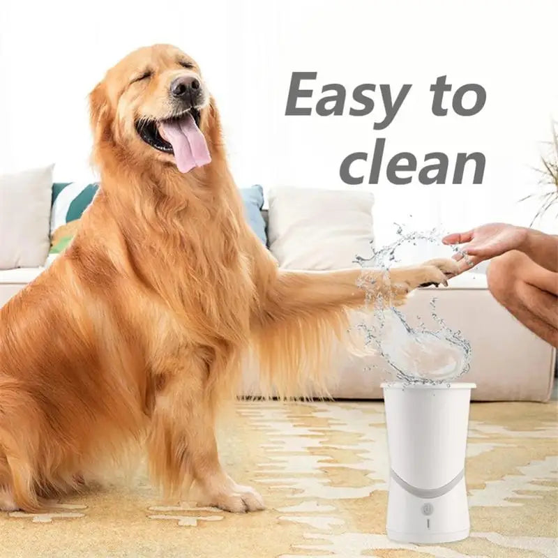 Automatic Dog Paw Cleaner – Portable Silicone Washer Cup for Small & Medium Dogs