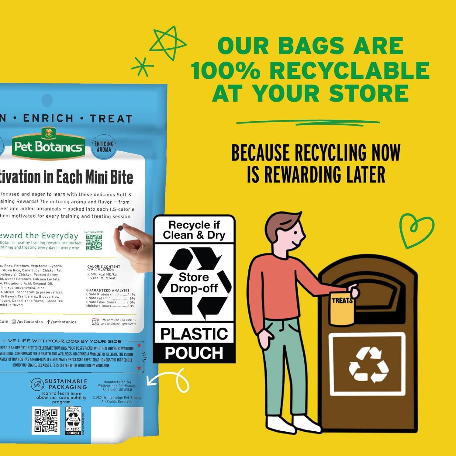 Training Reward Mini Treats – Soft & Chewy, Chicken Flavor, 500 Count (10 oz)