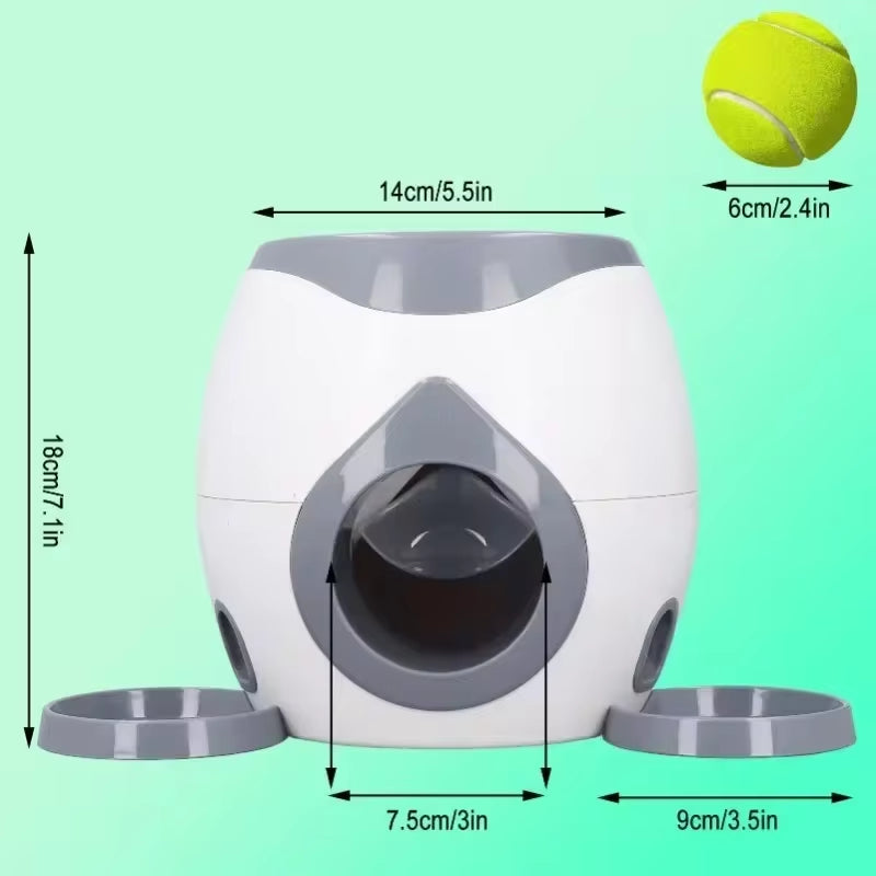 Automatic Dog Ball Launcher – Interactive Tennis Ball Machine & Training Feeder