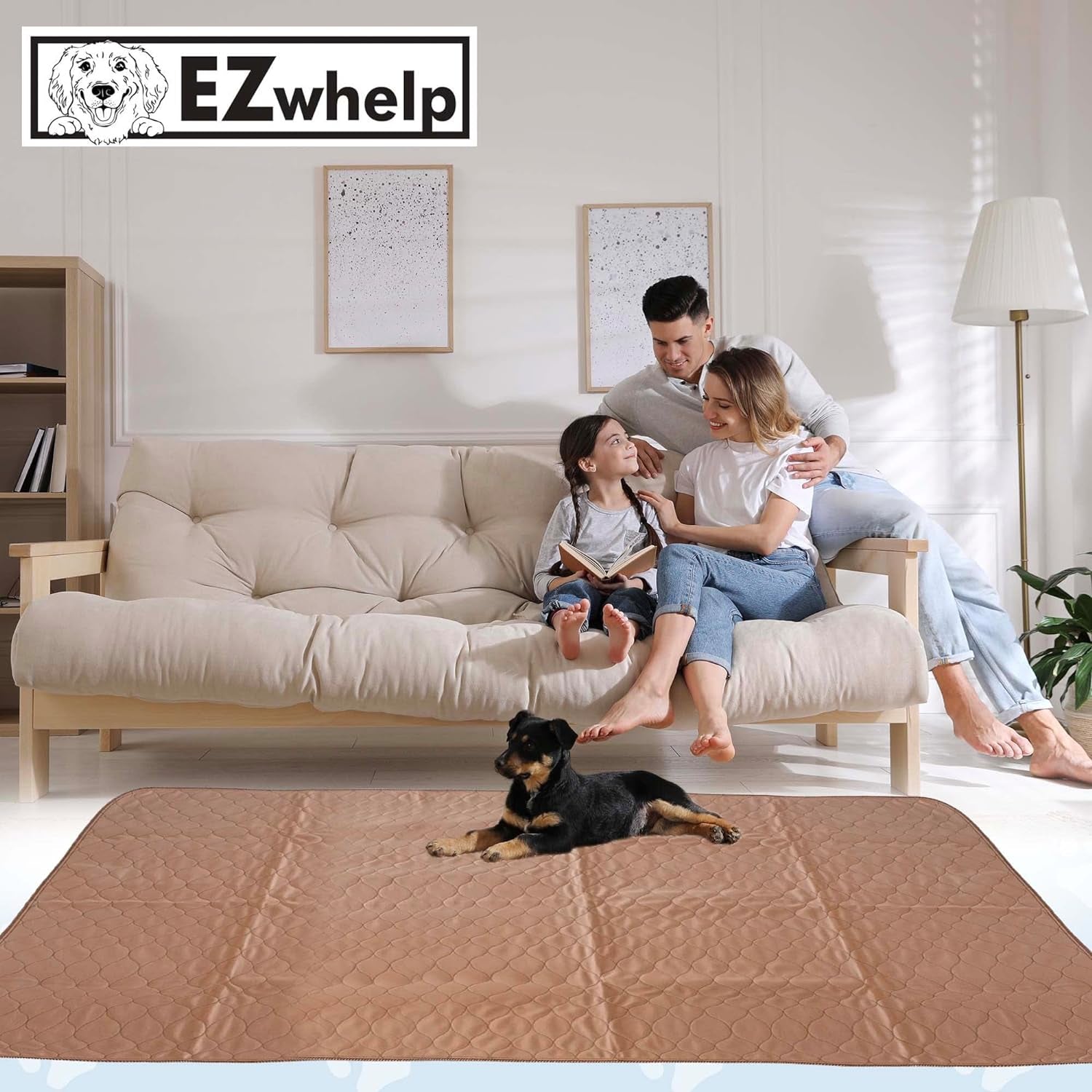 Reusable Dog Pee Pads – Waterproof, Washable, Durable (60