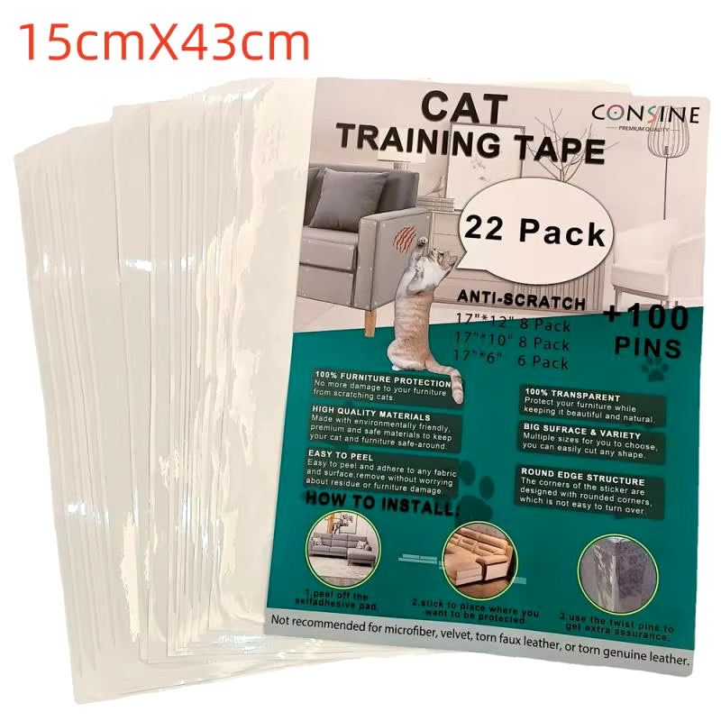 Cat Scratch Furniture Protector – Anti-Scratch Guard & Training Tape for Cats