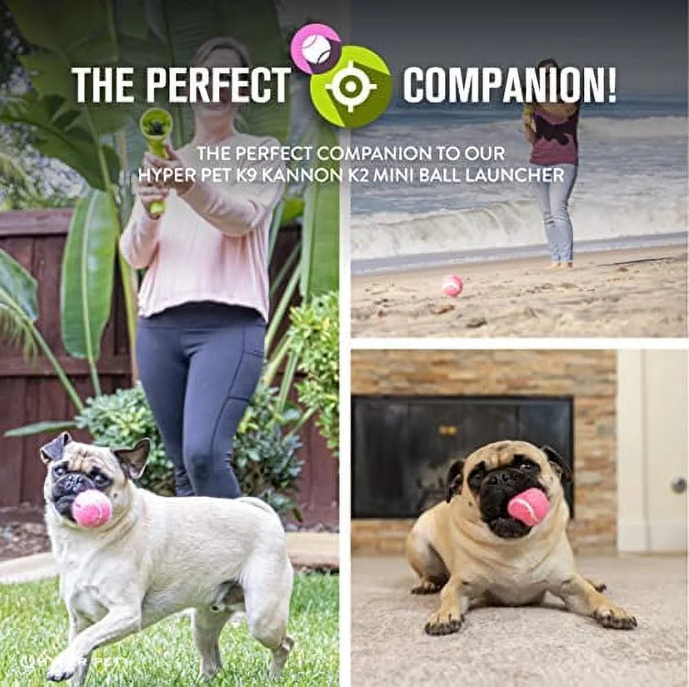 Durable Dog Tennis Balls – Compatible with Ball Launchers, All Sizes