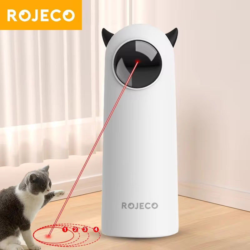 Automatic LED Laser Cat Toy – Interactive Handheld Teaser for Cats & Dogs