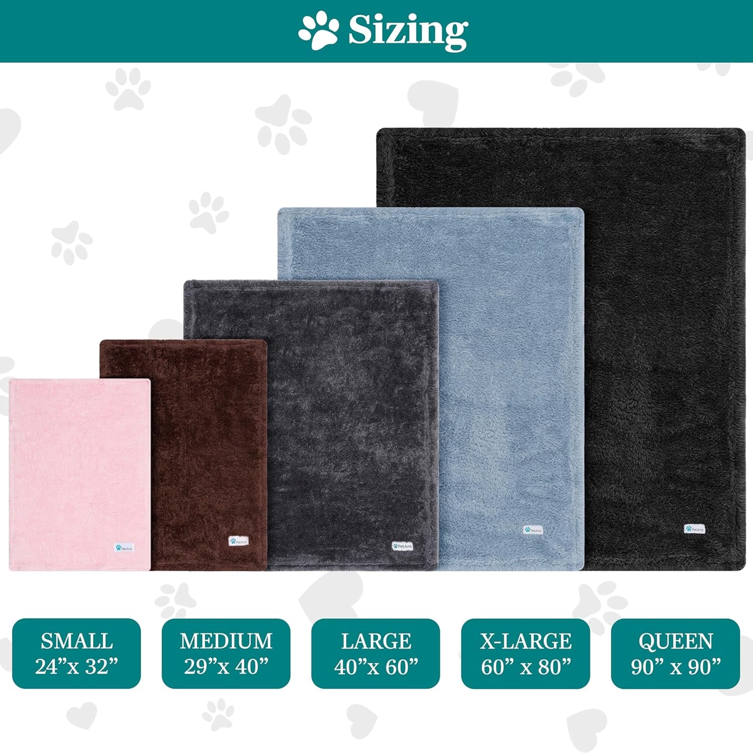 Fluffy Waterproof Dog Blanket – Soft Sherpa, Reversible, Washable (Pink Blush, 24x32